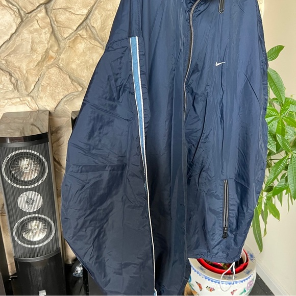 Vintage Y2K Nike Navy Blue Windbreaker Size XXL - Picture 3 of 7